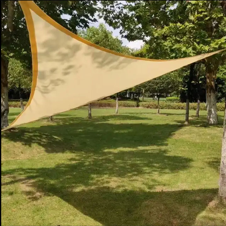 Vela de sombra de rede triangular Hdpe Sun Shade